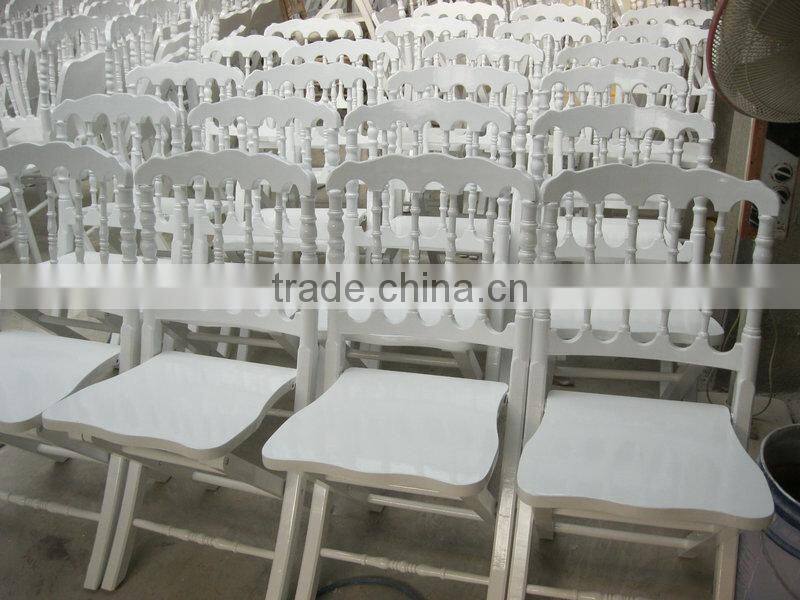 crystal napoleon chair for wedding party rental