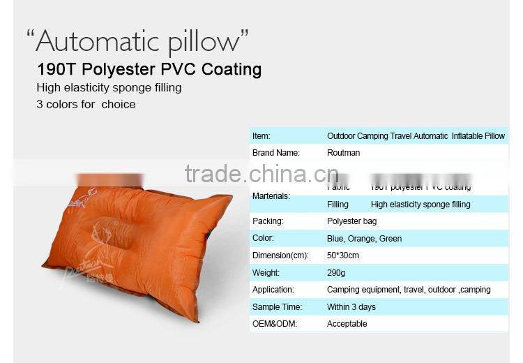 Outdoor Camping Travel Automatic Inflatable Pillow