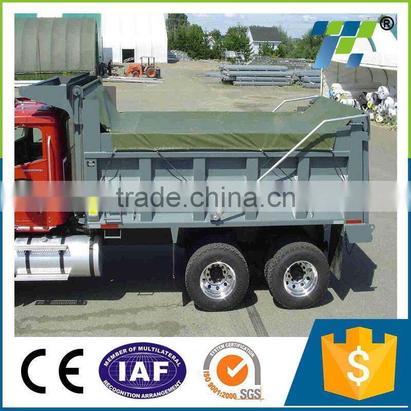 Dump Truck Tarp 7'*16' Premium 18OZ Vinyl Covers Heavy-Duty Industrial Vinyl Tarp for dump trucks