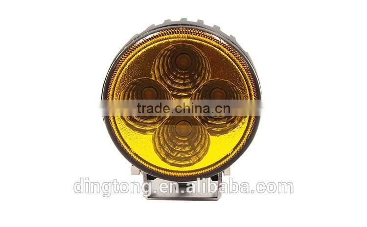 Amber led auxiliary driving lights 12V 24V auxiliary headlights for agricultural machinery