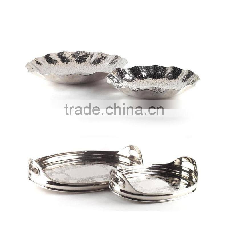 Art Style Stainless Steel Fruit Plate