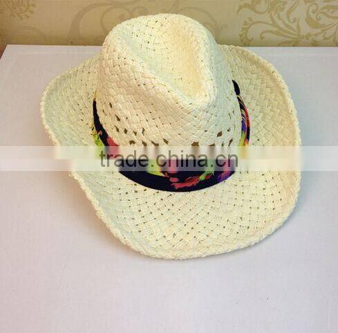 fashion jazz paper hat with string