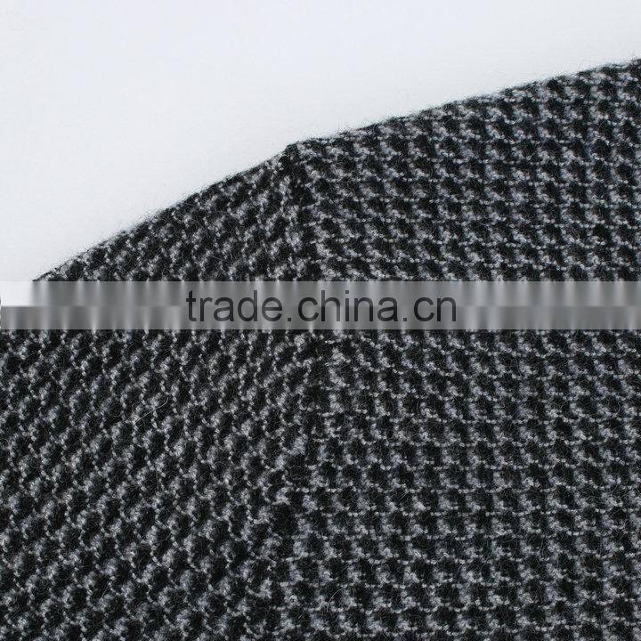 Houndstooth pattern jacquard sweater knitting machine for V-neck pullover sweater ,jacquard knitting fabric for men sweater