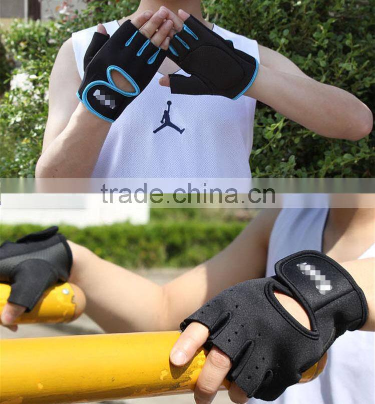 wholesale fitness riding outwork half finger gloves