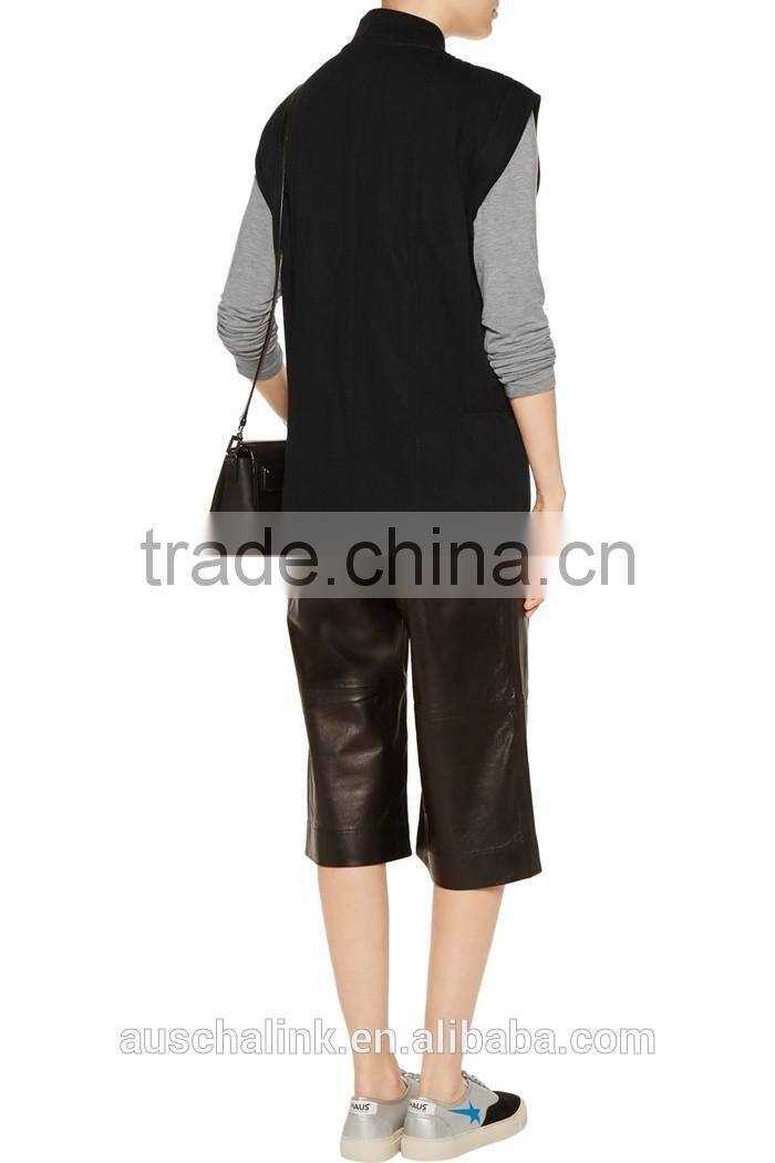 best selling fashion style women cheap black cotton travel vests