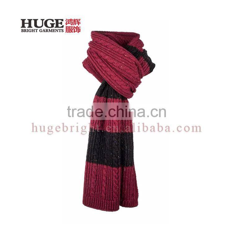 Price Good 70% Acrylic 30% Wool Knit Simple Scarf