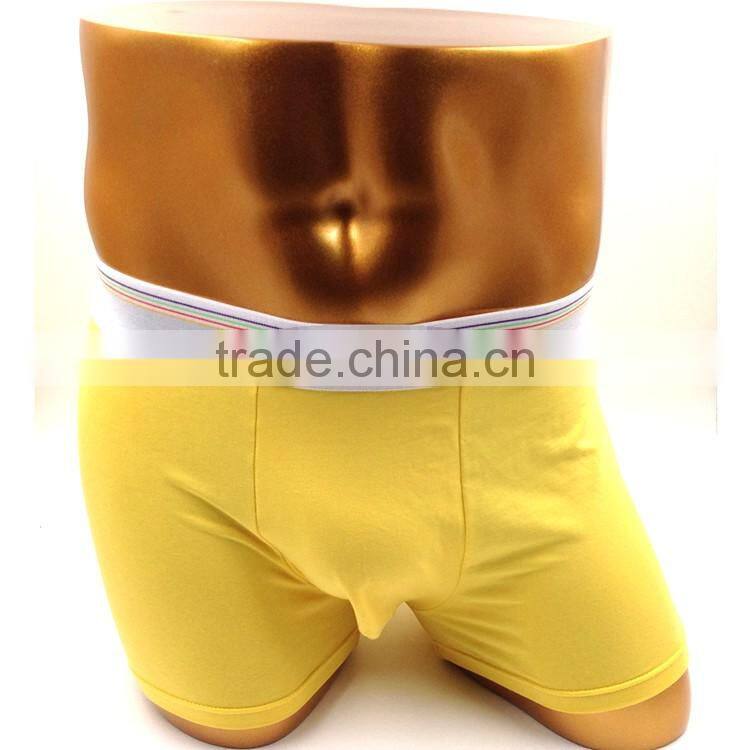 Custom Elastic Waistband Underwear Manufacture Embroidered Mens Underwear Boxers Print