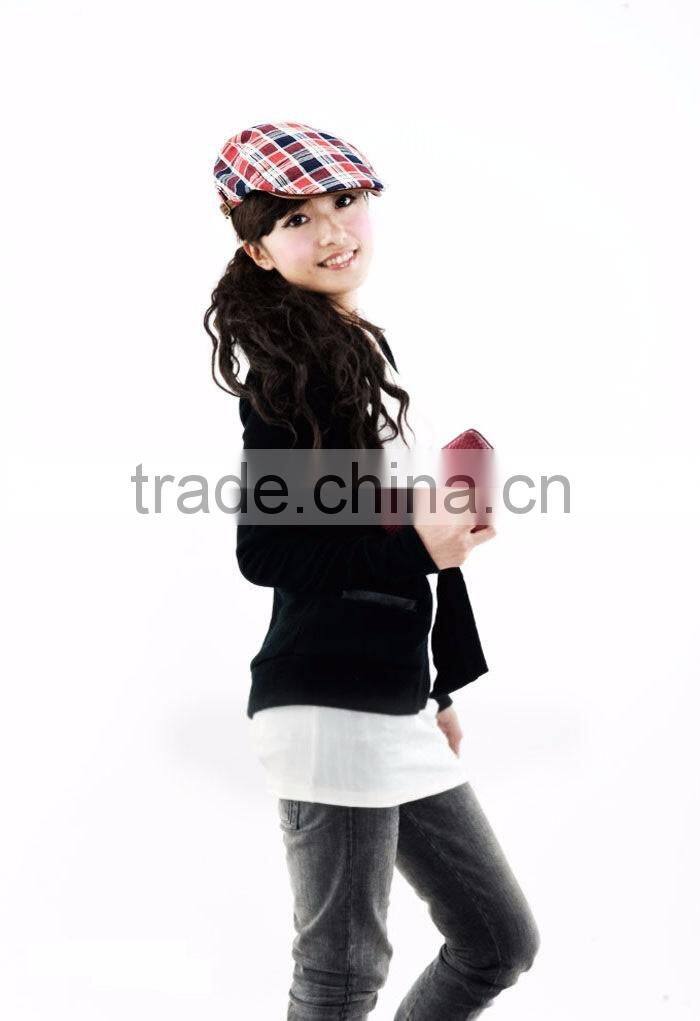 High Quality Custom beautiful lady's Peaked Cap