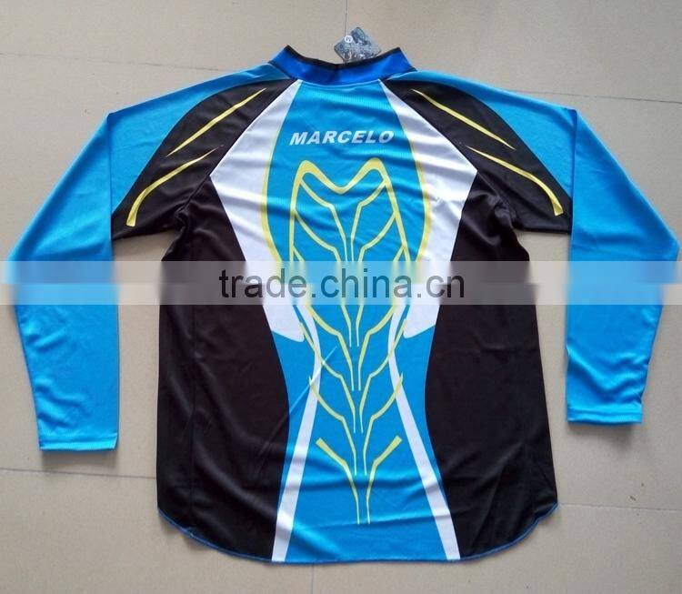 100%polyester customized downhill jersey short sleeve/long sleeves