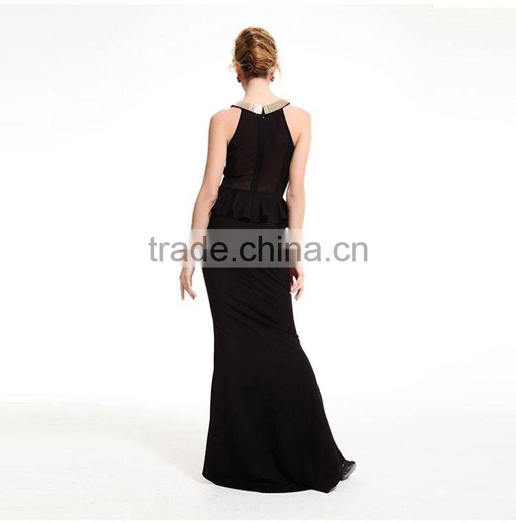 guangzhou china suppliers great design high quality elegant sleeveless evening dress 2017
