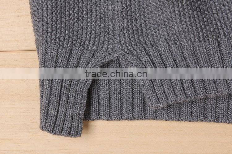 Plain color kids knit wear pure cotton sweater vest toddler kids clothing wholesale