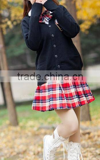 Autumn fashion style cardigan woolen school uniform British school uniform Sweater
