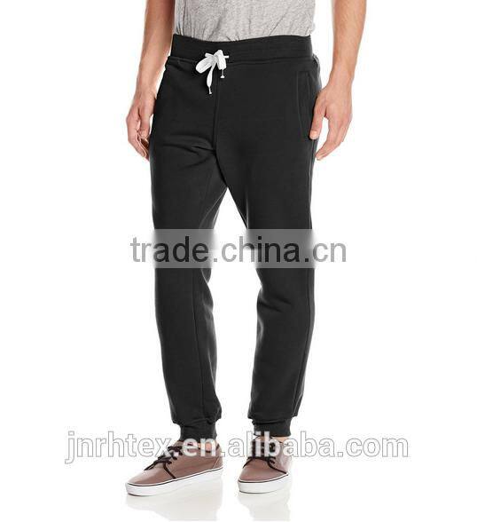 Alibaba china 100% cotton wholesale blank mens baggy jogger sweatpants