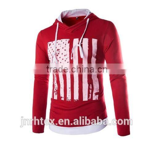 Mens Custom cotton Blend Long Sleeve Print Jacket sweatshirt Hoodies