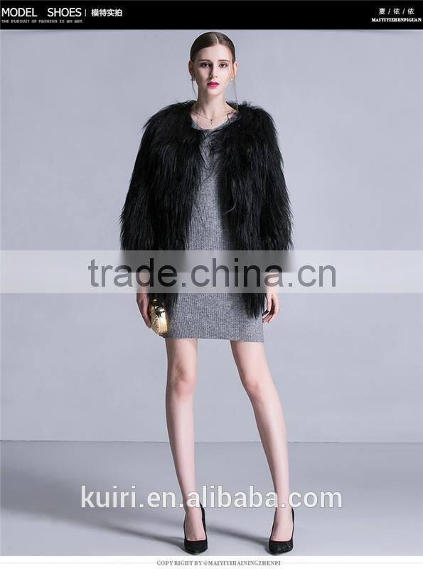 Hot Female New Arrival Brand Outerwear Coats chinchilla fur coat with low price Fpc-27
