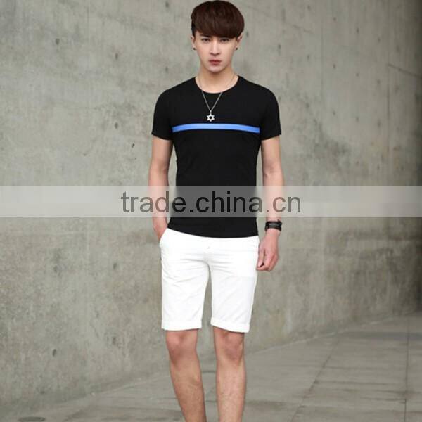 wholesale custom printed fashion T shirts for men korean men shirts with high quality OEM brand from Guangzhou manufacturer