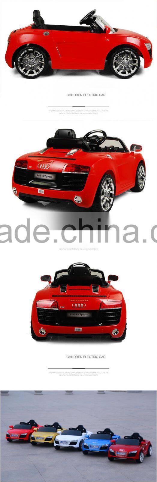 12V battery kids ride on car audi children electric car double door cheap pedal car for kids driving