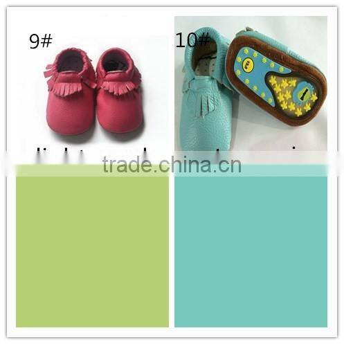 2016 new baby shoes cow leather baby moccasin shoes kids shoes colorful shoes