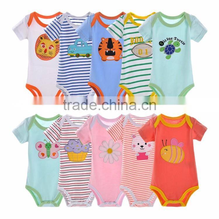 short sleeve bodysuits/baby romper set/romper baby