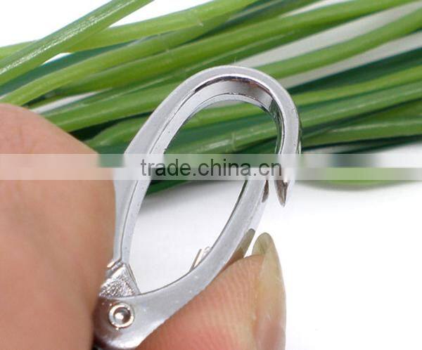 Wholesale 5 PCs Silver Tone Clasp Key Rings 75mm