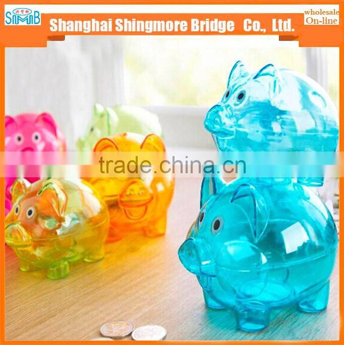 cheap wholesale high quality plastic piggy bank for saving money