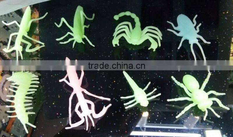 Adhesive glow in dark beard party favor glowing mustache toys