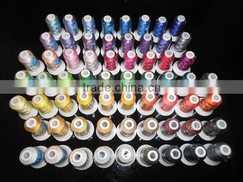 New Mini-King Spools Machine Embroidery Thread 100% Polyester Thread For Brother ,Janome 1000m*120 , Free Shipping
