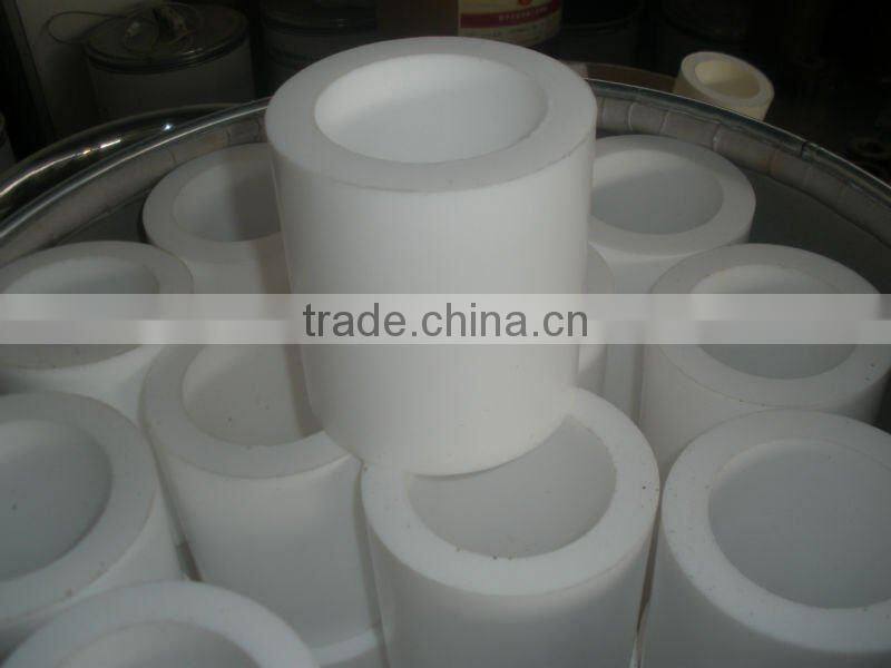 100%virgin white ptfe extruded/molded tube/ptfe pipe