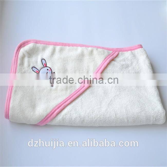 2016 China factory price good quality 100% bamboo baby hooded bath towel blanket