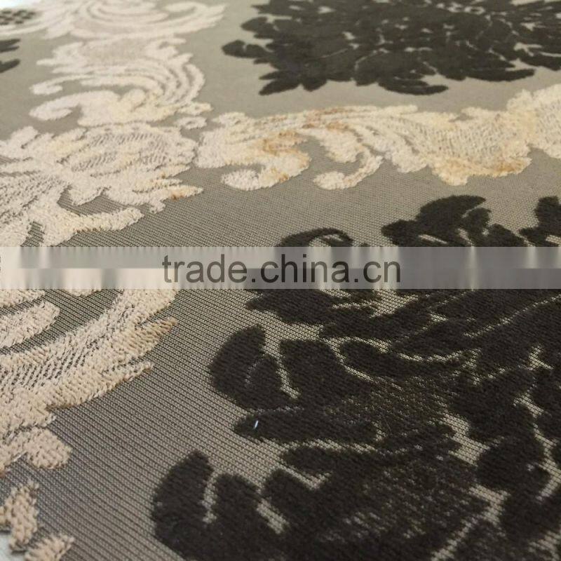 Jacquard Velvet Upholstery Fabric
