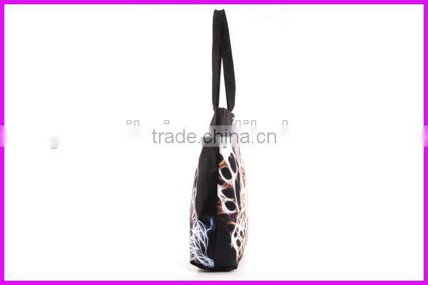 2014 germany hot sale leopard printed canvas bag