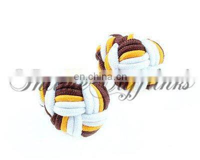 silk knot cufflinks