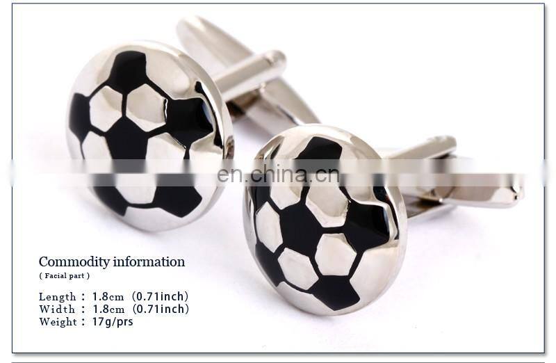 Football Sport Novelty Cufflinks for Mens