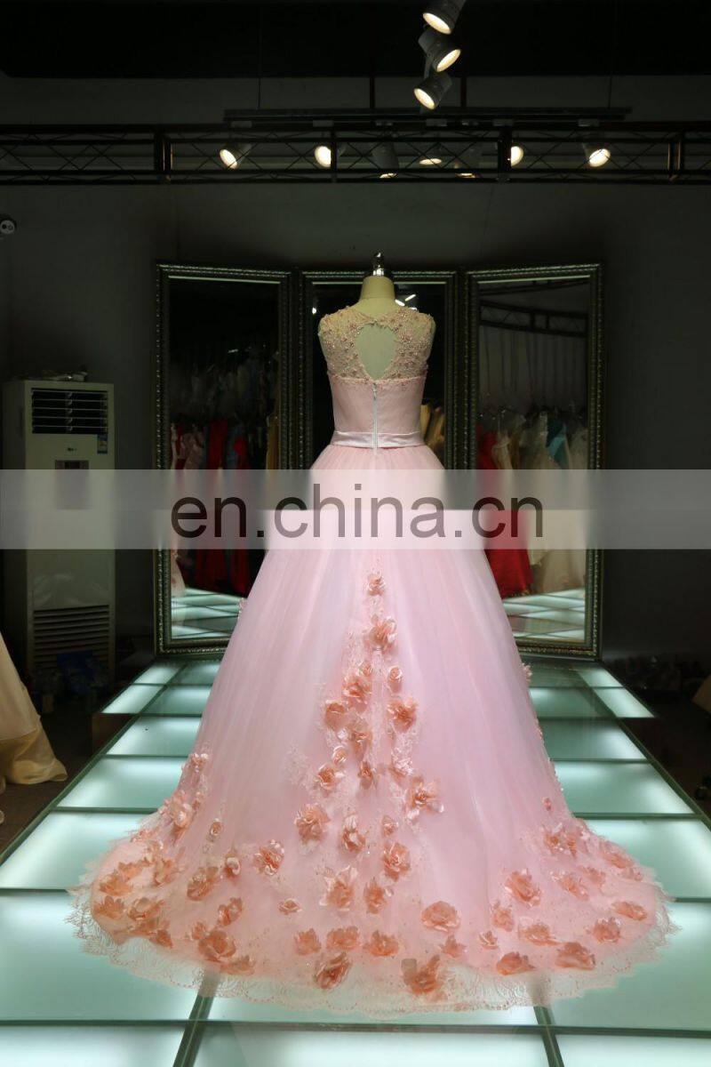 1A416 Wholesaler Fairy Flowers Chinese style Customize Beading Evening Dresses Alibaba