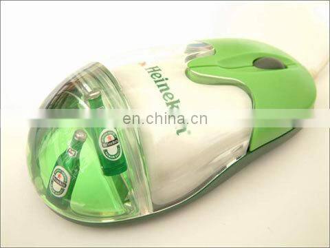 Floater mouse customized logo,OEM/computer wired liquid mouse, water filled mouse