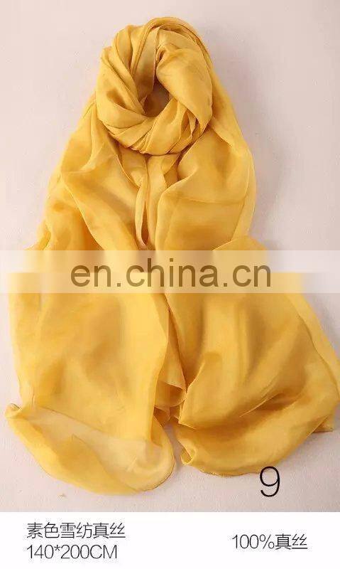 instant hijab white silk scarf for painting pure silk scarf