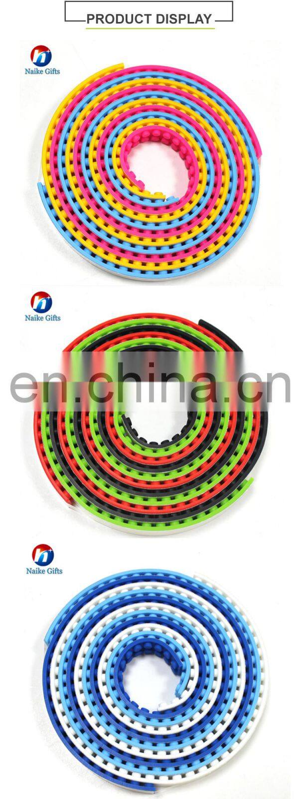 Reusable Silicone Self-Adhesive Building Block Tape Toys