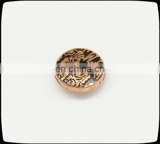 10mm red copper zinc alloy spray black oil rivets for garment ,shoes, bags