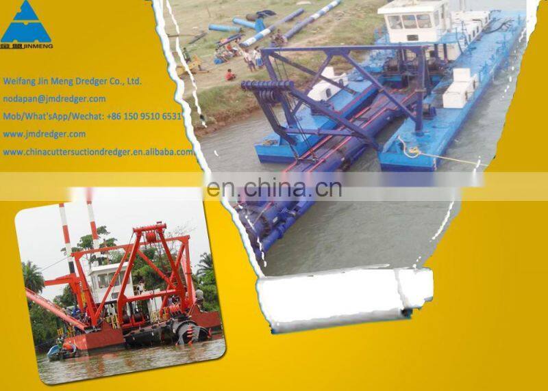 20 inch hydraulic cutter suction dredger boat vessel for soil dredging in river and sea for sale