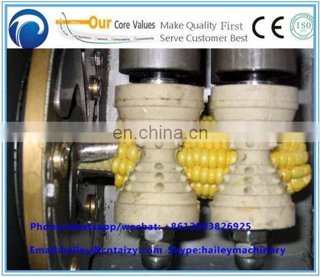 waxy corn frozen sweet corn kernel removing machine