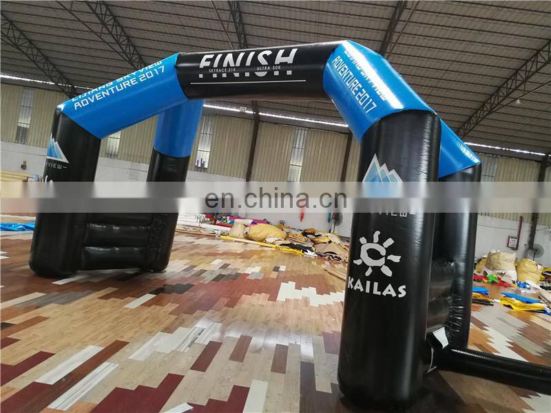 Inflatable Race Arch Double Leg Start Finish Line Arch For Marathon