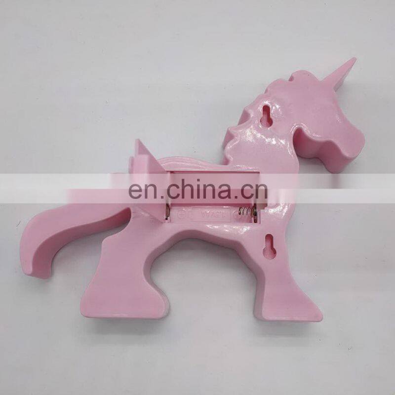 New Product Unique Party Decoration Indoor Colorful Plastic Unicorn LED Letter Marquee Light