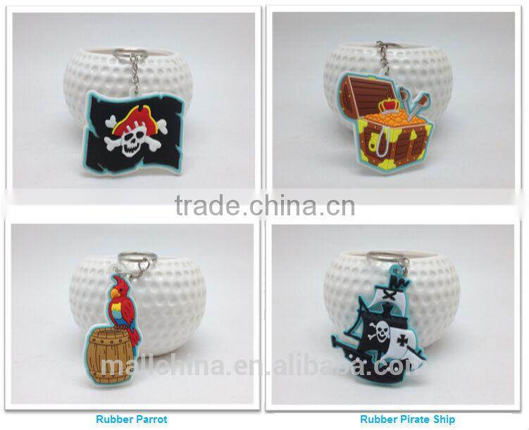 Wholesale custom rubber keychains