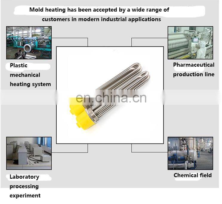 DN40/50 hex thread heating tube 2 inch solar refrigerator electric heating tube