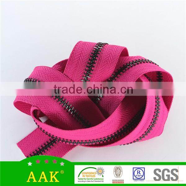 4.5#small metal teeth zipper roll