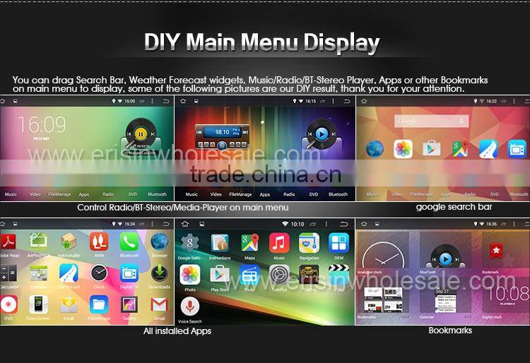 Erisin ES2007A 7" Android 4.4.4 2 Din Car Multimedia Player with GPS