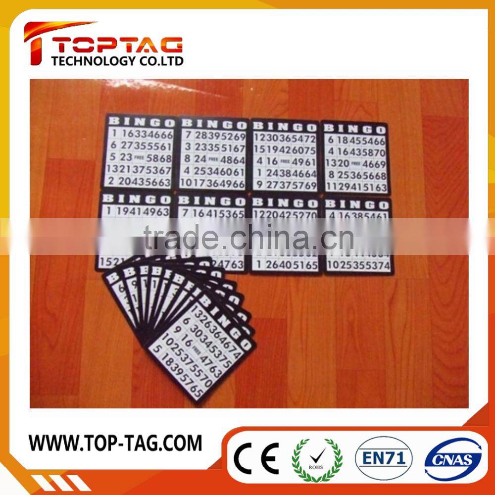 ISO18000-6C printable uhf rfid thermal paper cards Alien H3 H4 Impinj