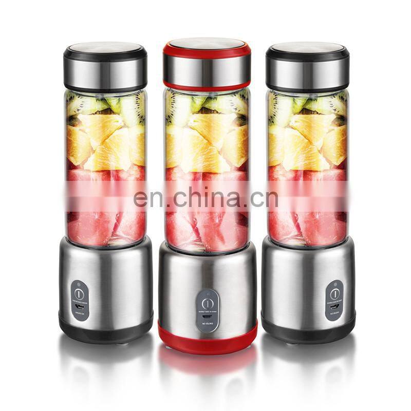 Personal 450ml USB Rechargeable Blender Six Blades Portable Blender