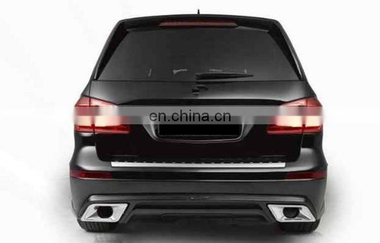 GL-CLASS X166 Body Kits fit for Lor -style X166 2014 FRP Material front bumper fender flares rear bumper rear wing gril