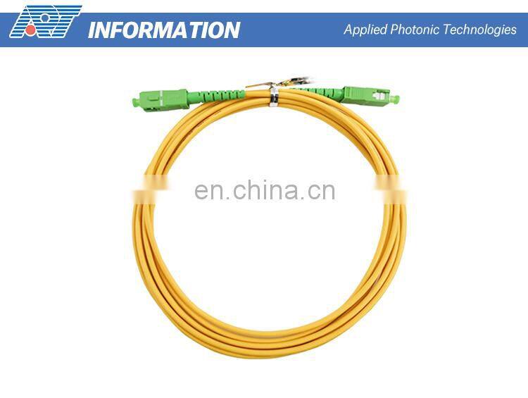 Mpo manufacturer price singlemode simplex/duplex optical cable patchcords 3m 3.0mm fc sc-apc fiber optic patch cord